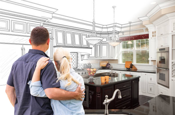 Professional Kitchen Flooring technician working in Bridgeport, TX